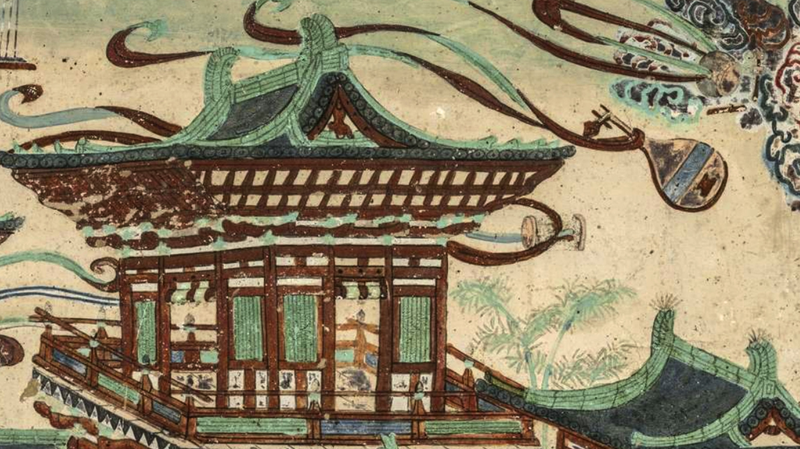 敦煌・莫高窟第217窟　唐代壁画が描く「建築と浄土」の設計図