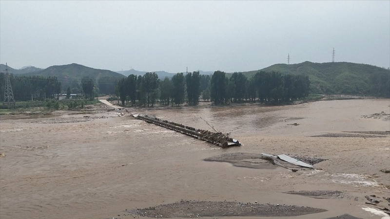 中国本土で洪水被害 北京・河北で豪雨 国際ニュース