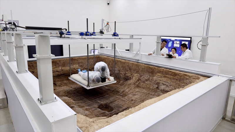 中国・山西省のSF風「地下考古キャビン」考古学に何を変える？ video poster