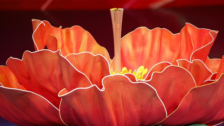 中国第15回全国体育大会のトーチ「ブロッサム」発表　広東・香港・マカオをつなぐデザイン