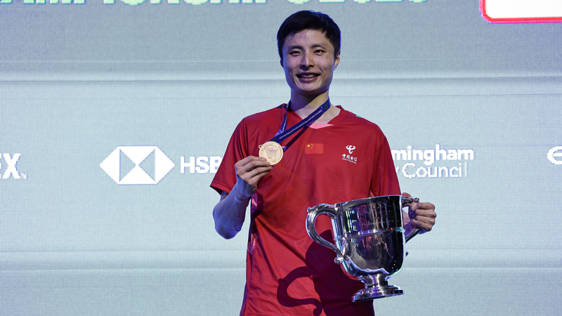 バドミントン全英OPで中国が男子単・混合複V 石宇奇が2度目優勝