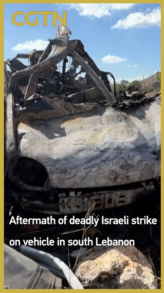 レバノン南部で車両攻撃　イスラエル関与が指摘される中で1人死亡 video poster