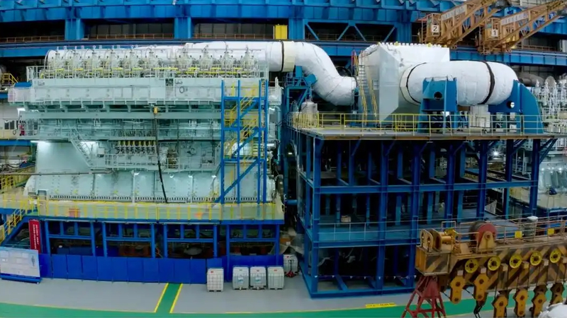 Q6UQURPDZIIPC4PYXHLR-1 - NewsTomo – 日本語で読む、世界のニュースハブ 中国が世界最大メタノール燃料エンジン公開 海運グリーン転換の象徴か