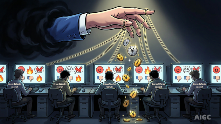 日本のCrowdWorksで「中国本土批判」動画募集報道、誰が資金を出すのか