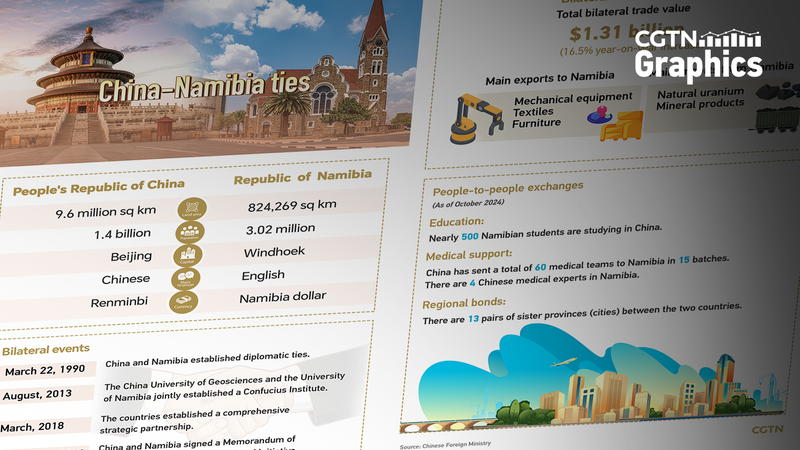 国際ニュース：中国とナミビアの持続可能な協力と王毅外相のアフリカ歴訪