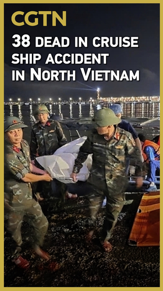 ベトナム北部ハロン湾でクルーズ船転覆　38人死亡、12人救助 video poster