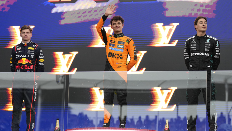 F1国際ニュース：ノリスが雨のオーストラリアGP制す フェルスタッペン抑える