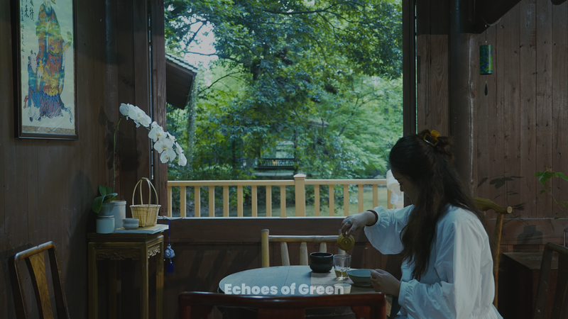 緑の山と本当の夢：中国の自然が若者の生き方を支える