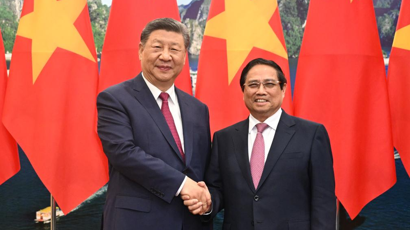 習近平氏、中国とベトナムに覇権主義・保護主義への共同対抗を呼びかけ