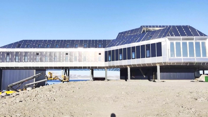 中国の南極秦嶺基地がクリーンエネルギー化　風力・太陽光・水素を活用