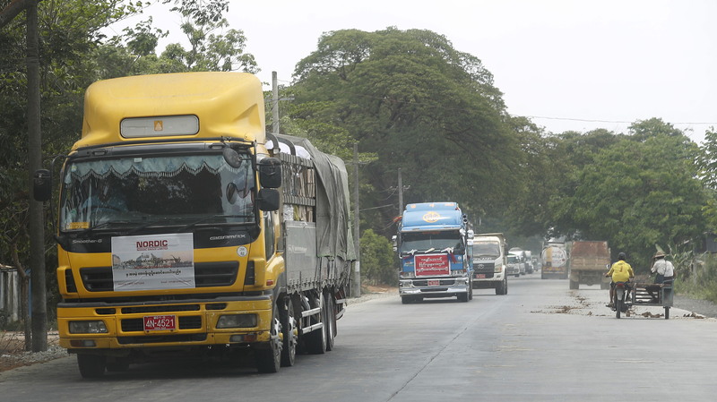 ヤンゴン－マンダレー鉄道とマンダレー空港 地震被害から運行再開