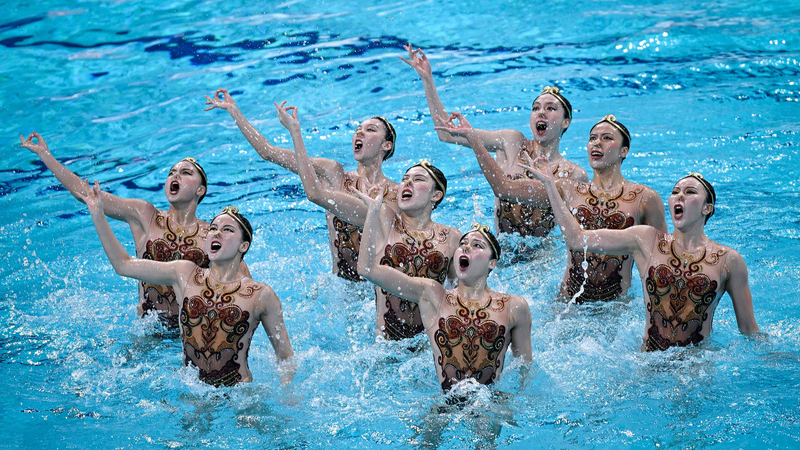 アーティスティックスイミングW杯スーパー・ファイナル初日、中国が3金1銀
