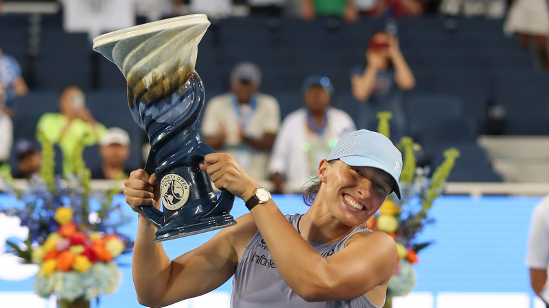 シュフィオンテクがシンシナティ初優勝 全米前哨戦でパオリーニ撃破