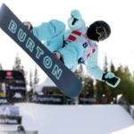 FISハーフパイプW杯、蔡雪桐は4位　2本目崩れ表彰台届かず