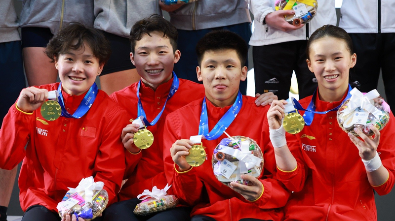 飛込W杯グアダラハラ：中国が混合団体で今季初の金