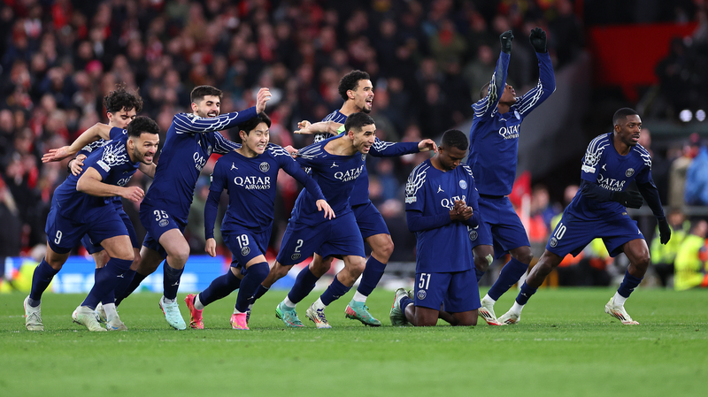PSGがPK戦でリバプール撃破　チャンピオンズリーグ準々決勝進出