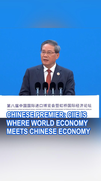 中国国際輸入博覧会CIIE、李強総理「世界経済と中国経済が出会う場所」 video poster