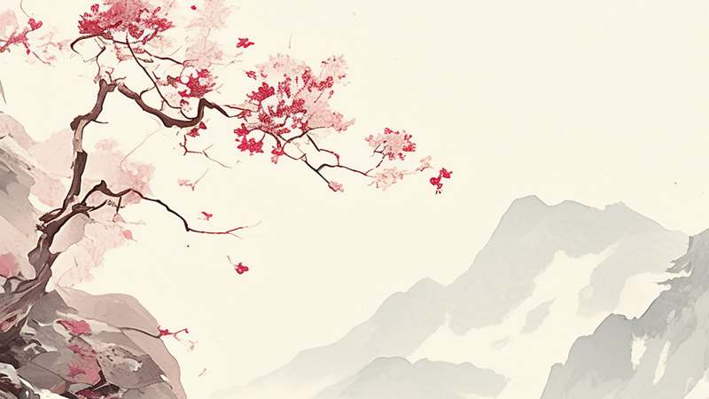 王維Wang Wei「Magnolia Valley」を読む：ひっそり咲く花の時間