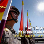 軍事パレード迫る「どんな戦いにも勝てる」旗隊列隊員が語った自信 video poster