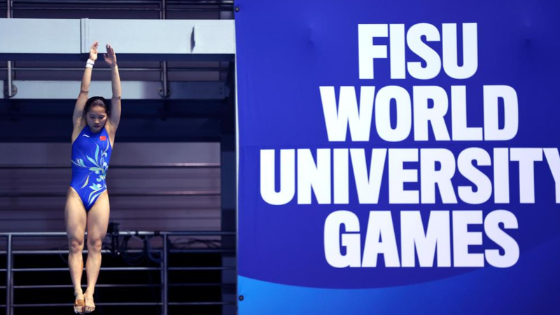 ワールドユニバーシティゲームズ：飛び込み女子3mで中国が1・2フィニッシュ