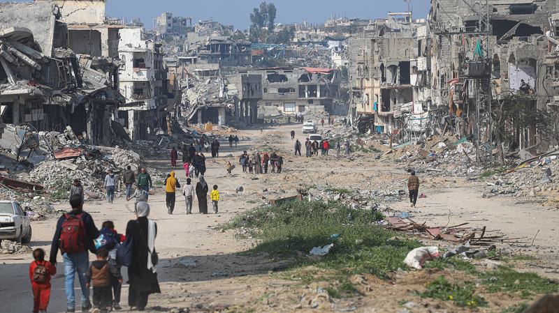 北部ガザに50万人超が帰還　停戦後の動きと残る不安