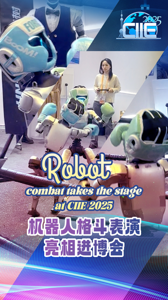 国際ニュース：CIIE2025でロボット格闘がAIの主役に video poster
