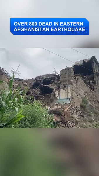 アフガニスタン東部でM6.0地震　800人超死亡、約3000人負傷 video poster