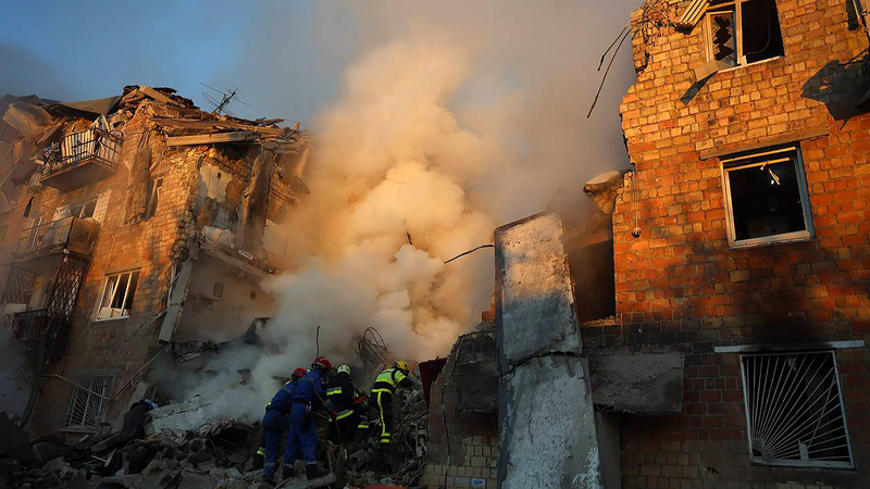 ロシアがキーウに大規模攻撃　EU・米国が即応、安保保証で長期化懸念