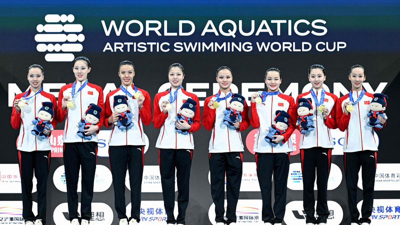 中国が3冠達成　西安アーティスティックスイミングW杯スーパーファイナル