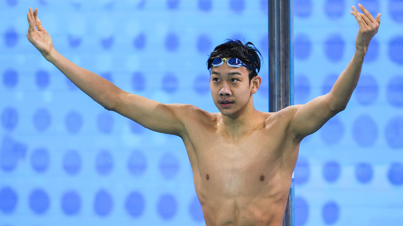 中国第15回全国運動会競泳で18歳Zhangが200m自由形ジュニア新記録