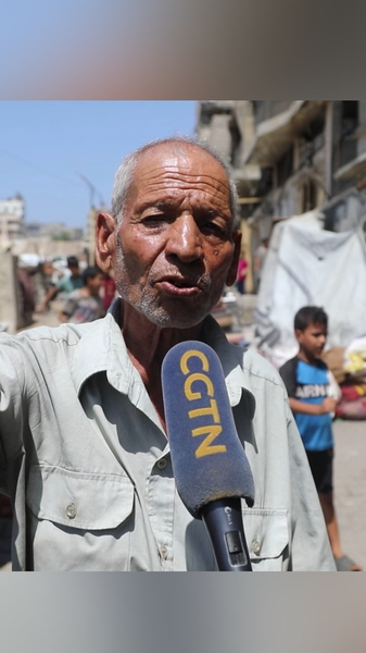 ガザ市で揺れる選択　砲撃の中で逃げるかとどまるか video poster