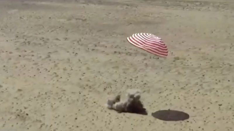 中国の有人宇宙船「神舟19号」3人乗せ内モンゴルに着陸 video poster