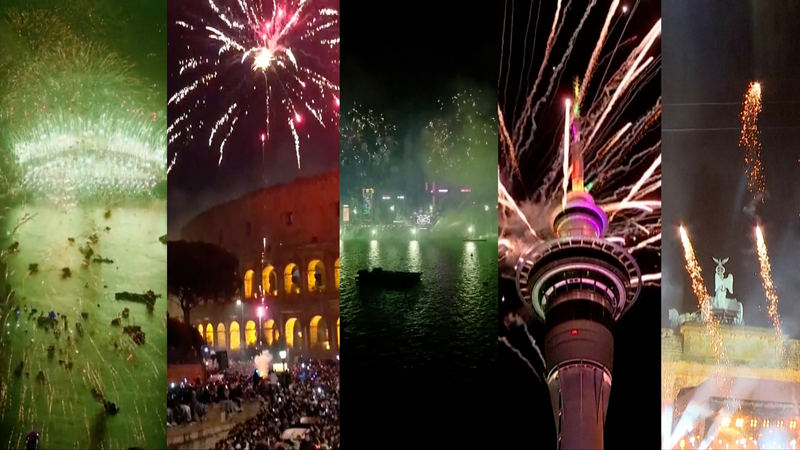 国際ニュース：世界の都市が迎えた新年の花火を振り返る video poster