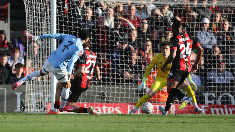 マルムシュ弾でマンC逆転　FAカップ準決勝へ