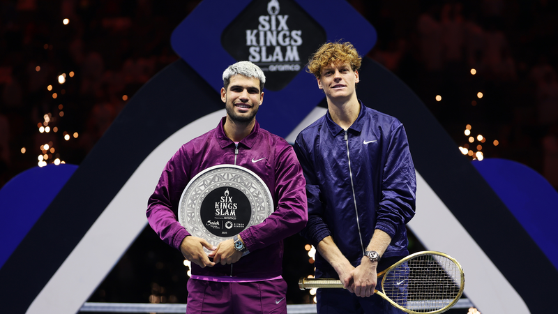 シナーがアルカラス撃破　賞金600万ドルのSix Kings Slam優勝