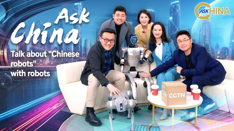 CGTN「Ask China」に人型ロボット登場　中国ロボットが世界9万件の質問に挑む video poster