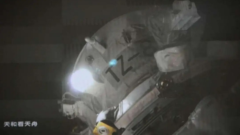 中国宇宙ステーションに天舟8号がドッキング　約6トンの物資を補給