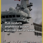 中国人民解放軍、台湾島東側で上陸想定の艦艇訓練　東部戦区が実施 video poster