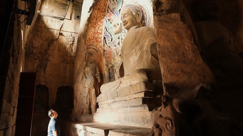 古代石窟芸術の至宝・Xiangtangshan Grottoesとシルクロード video poster