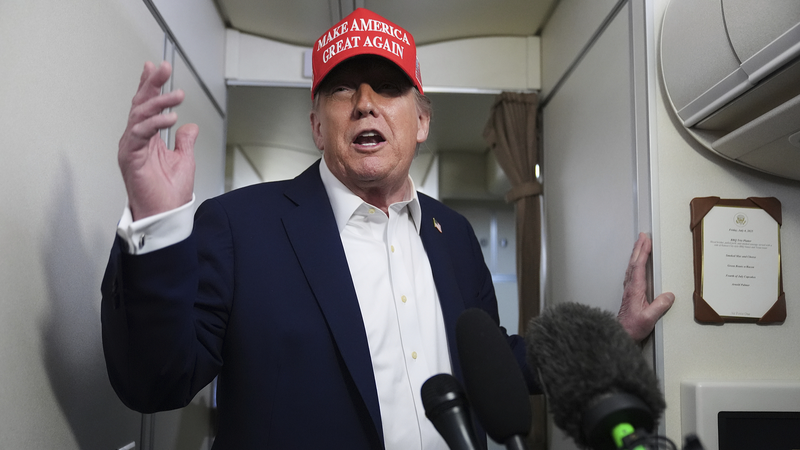 トランプ米大統領、12カ国に最大70％関税通告へ　書簡で「最終通告」