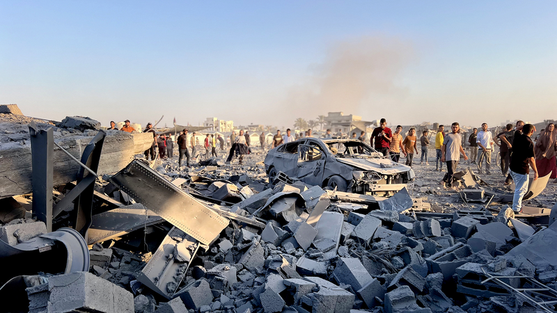 イスラエルがガザ退避勧告　トランプ氏は1週間以内の停戦を示唆