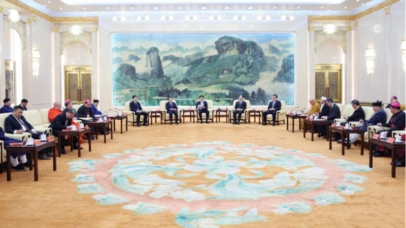 中国共産党・王滬寧氏が宗教団体に春節あいさつ　中国式現代化への役割強調