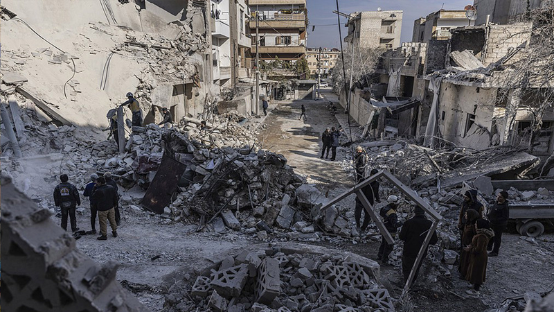 シリア北部で政府軍と反体制派の戦闘続く video poster