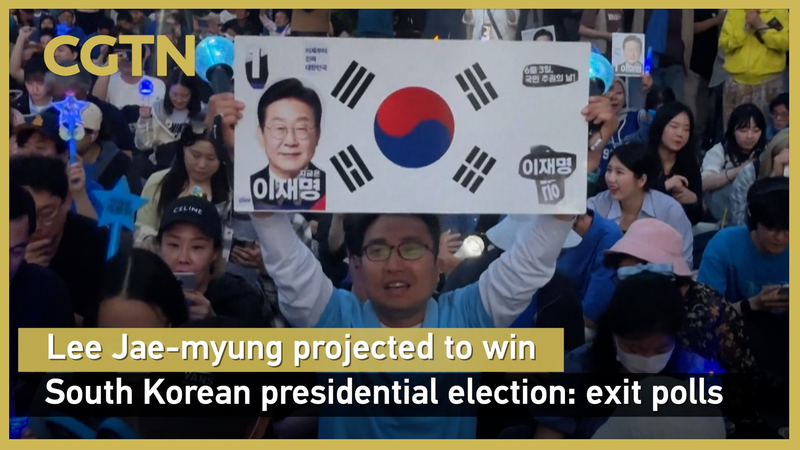韓国スナップ大統領選、李在明氏が勝利優勢　共同出口調査が予測 video poster