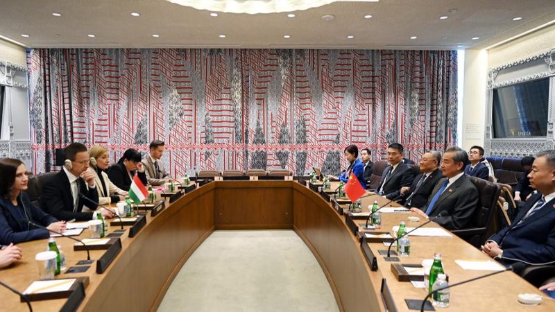 中国とハンガリー外相が国連で会談　50周年節目に関係強化を確認