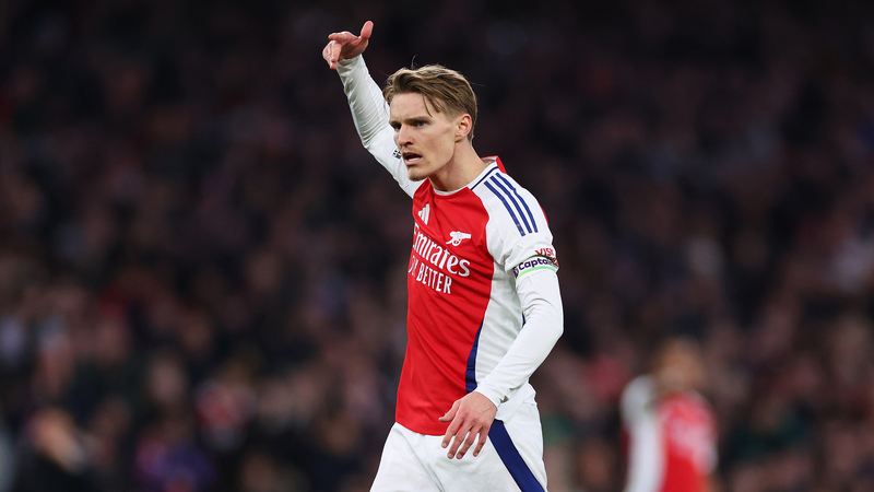 アーセナルがシティを5-1粉砕 プレミアリーグ優勝争いに踏みとどまる