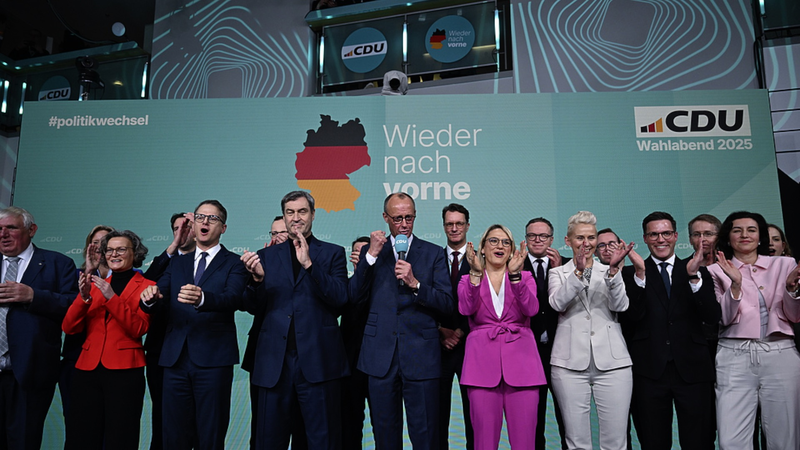 ドイツ連邦議会選挙2025　CDU/CSUが暫定首位、AfDが第2党に video poster