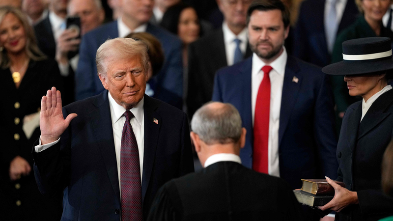 トランプ氏が第47代米大統領に就任　4年ぶり復帰と「黄金時代」宣言