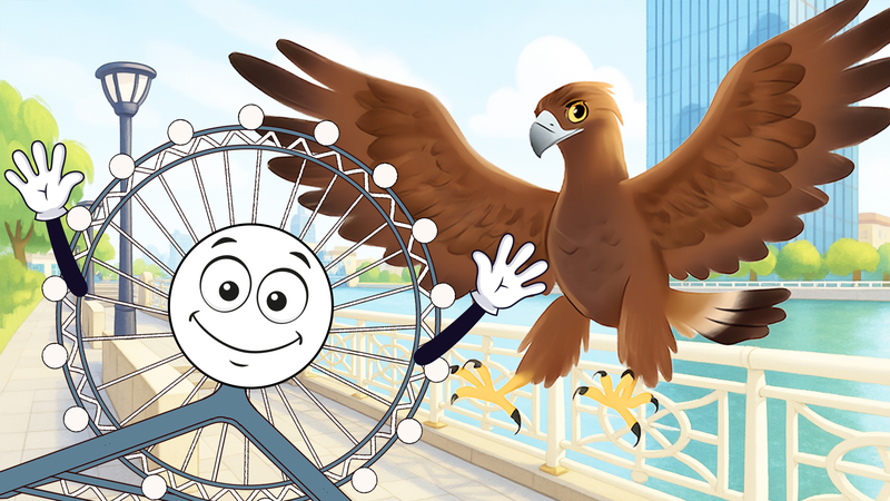 国際ニュース：カザフスタンのワシが天津でラップ　ゴールデンイーグルが伝える天津文化 video poster