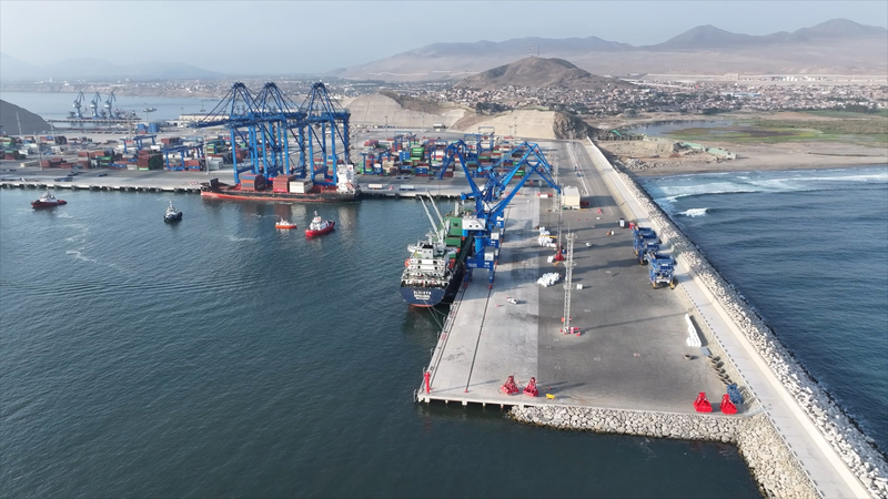 Y8MFWWPHTIXNMIHL8ZYX - NewsTomo – 日本語で読む、世界のニュースハブ ペルーの中国建設メガ港「チャンカイ港」 開業1年で存在感拡大 video poster